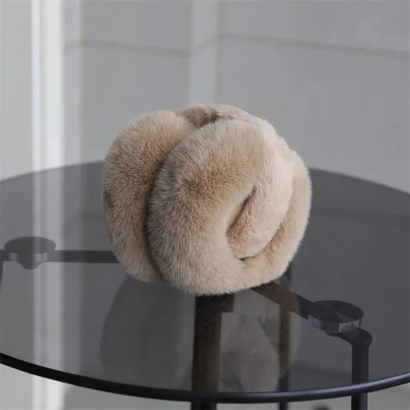 Solid Plush Winter Earmuffs: Warmth & Style for Men & Women