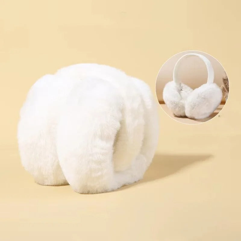 Solid Plush Winter Earmuffs: Warmth & Style for Men & Women