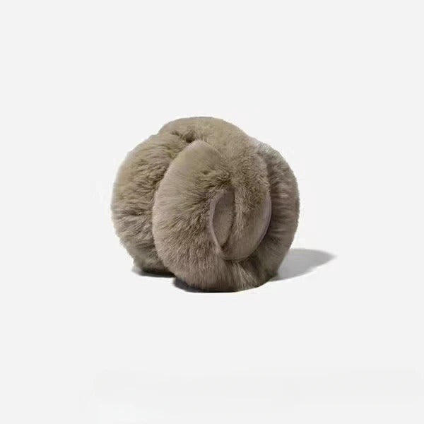 Solid Plush Winter Earmuffs: Warmth & Style for Men & Women