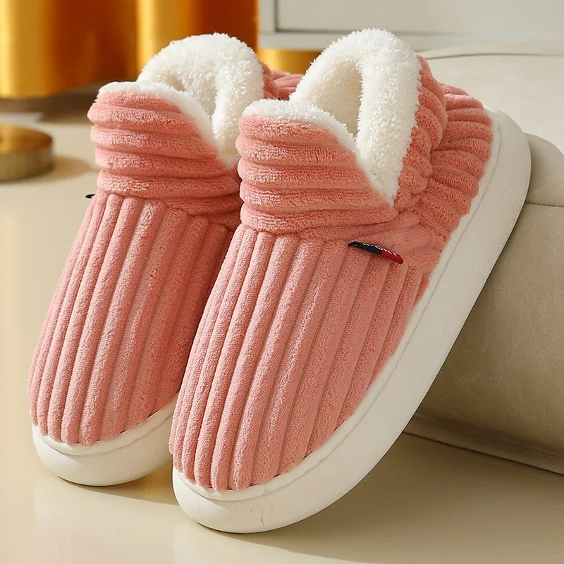 Evshine Plush Fur Slippers for Women & Men