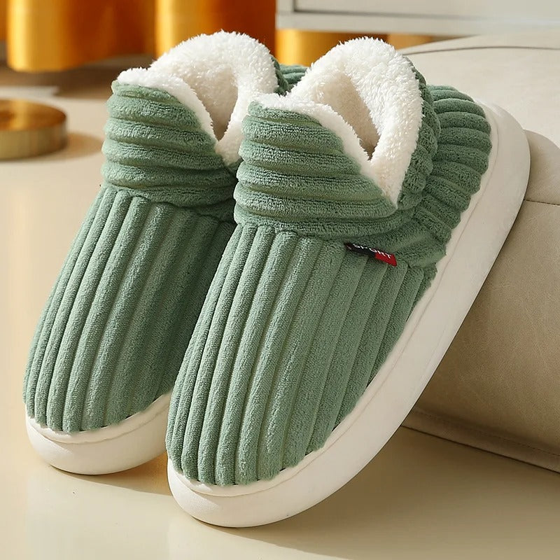 Evshine Plush Fur Slippers for Women & Men