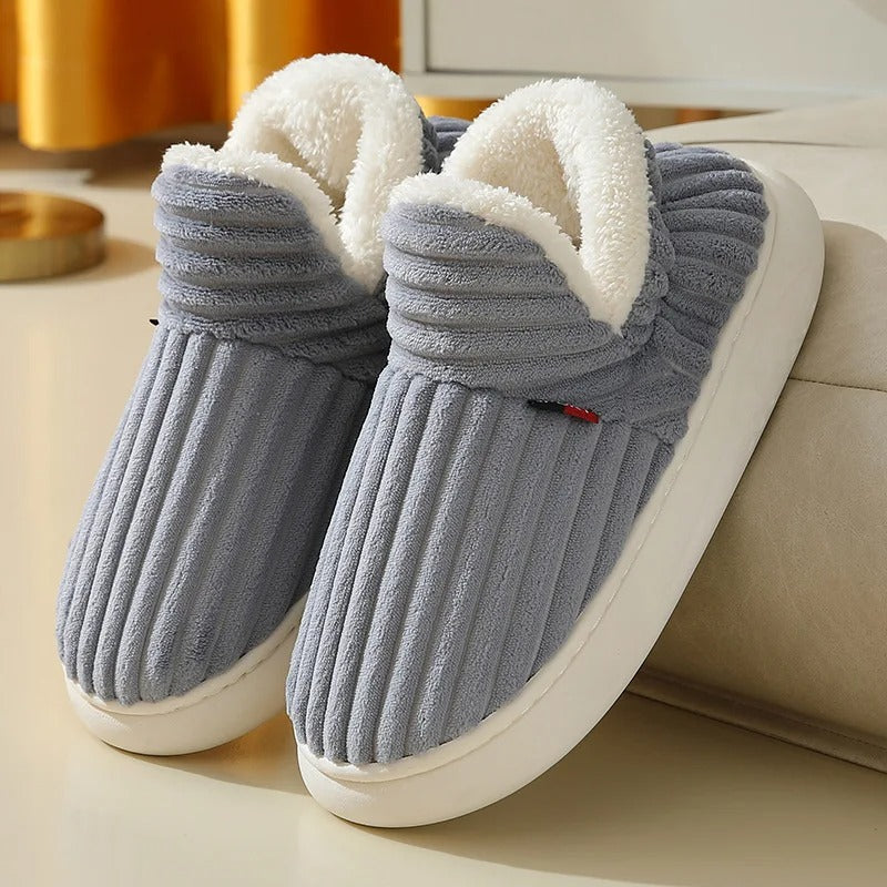 Evshine Plush Fur Slippers for Women & Men