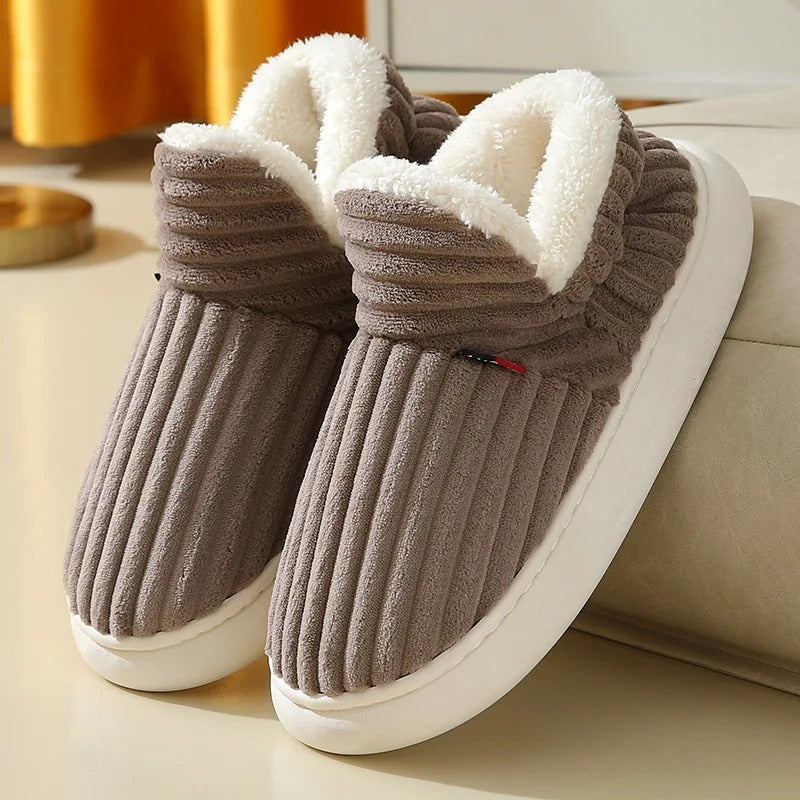 Evshine Plush Fur Slippers for Women & Men