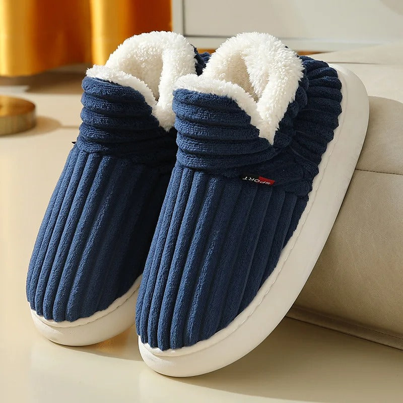 Evshine Plush Fur Slippers for Women & Men