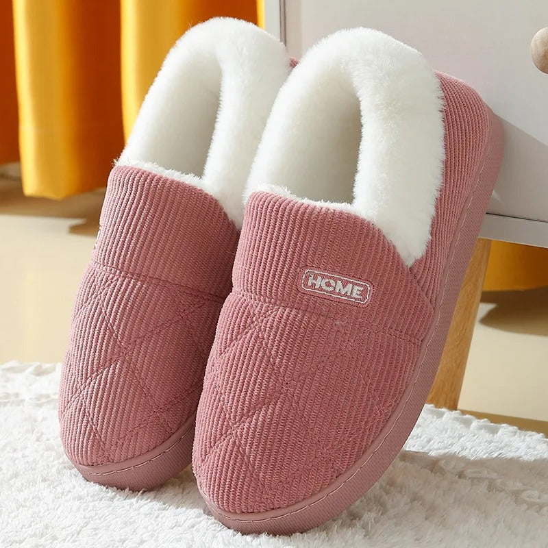 Evshine Plush Fur Slippers for Women & Men