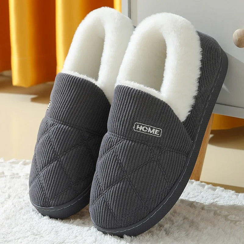 Evshine Plush Fur Slippers for Women & Men