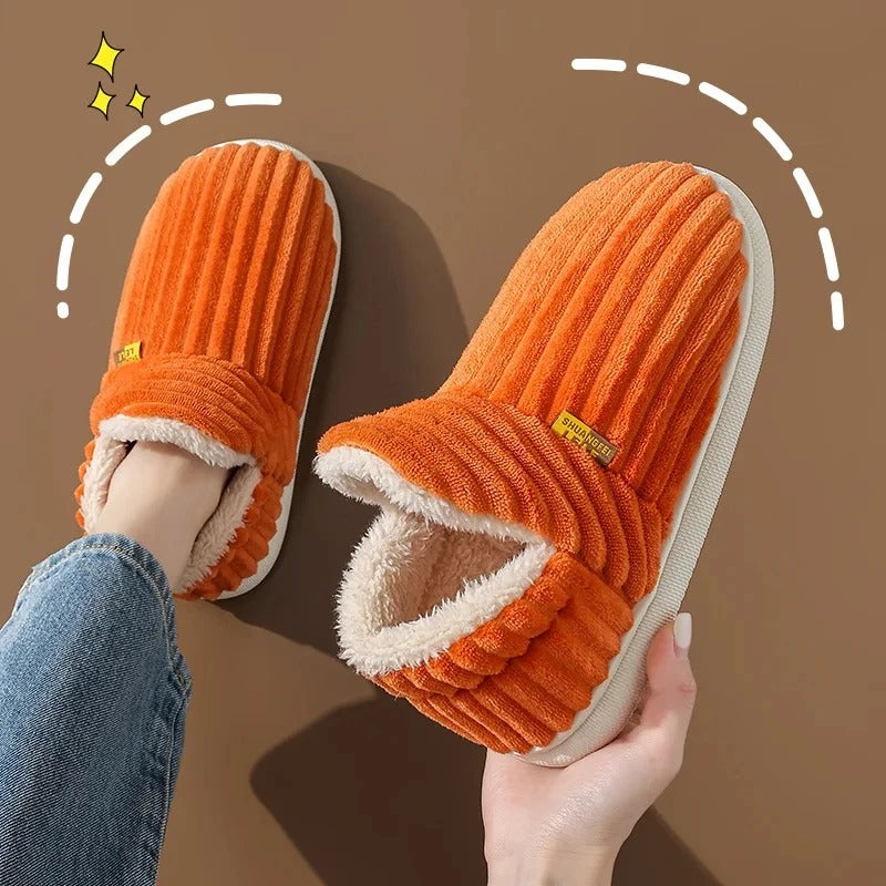 Evshine Plush Fur Slippers for Women & Men